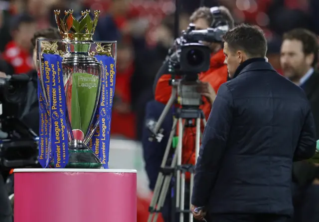 Michael Owen and the Premier League trophy