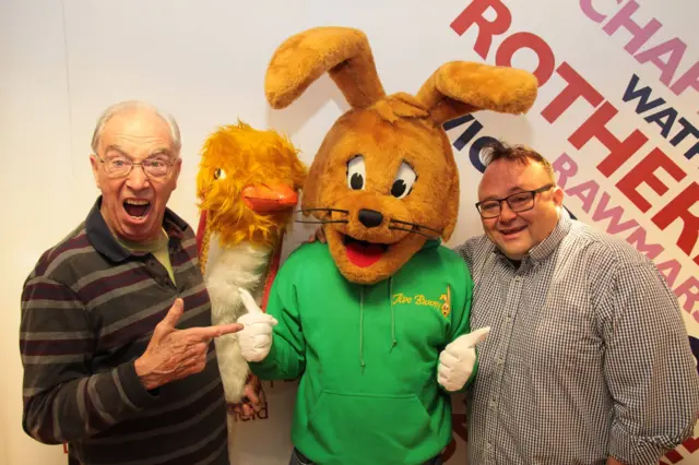 Bernie Clifton and Toby Foster