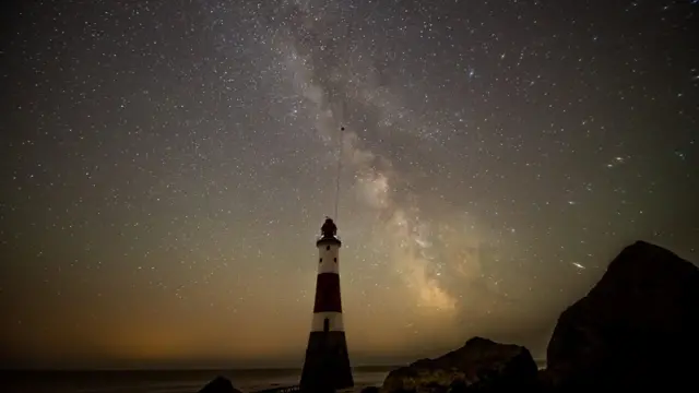 Beachy Head at night