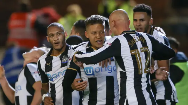 Newcastle celebrate