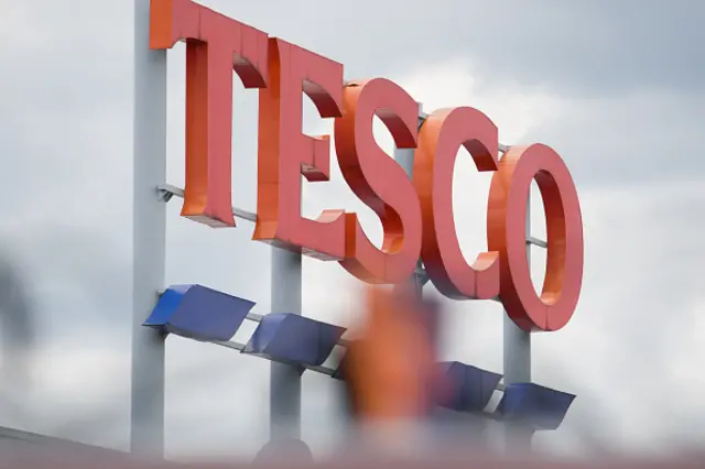 Tesco sign