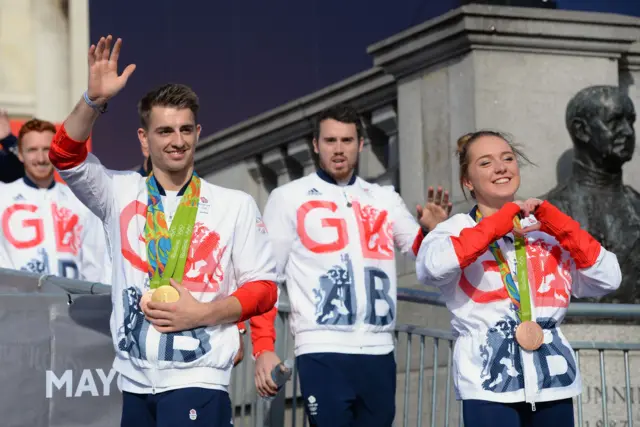 Max Whitlock waving