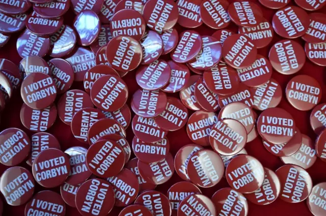 Jeremy Corbyn badges