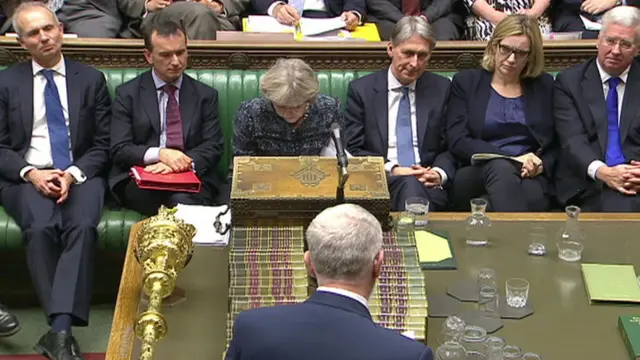 Jeremy Corbyn questions the PM