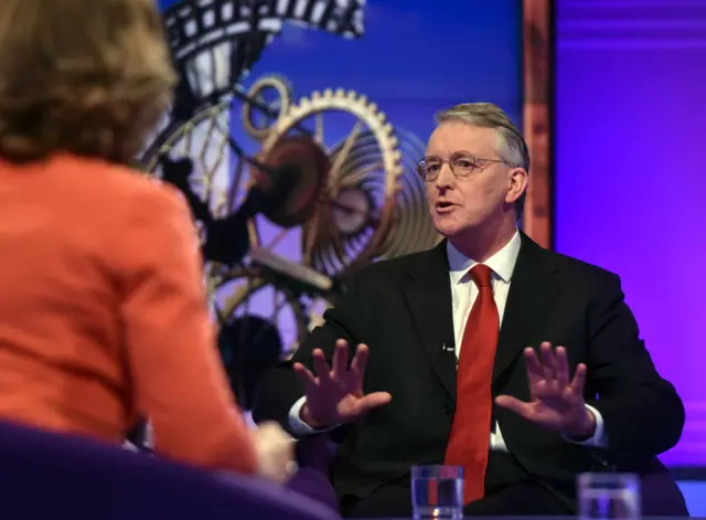 Hilary Benn on the Snnday Politics