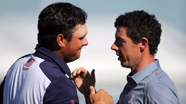 Patrick Reed and Rory McIlroy