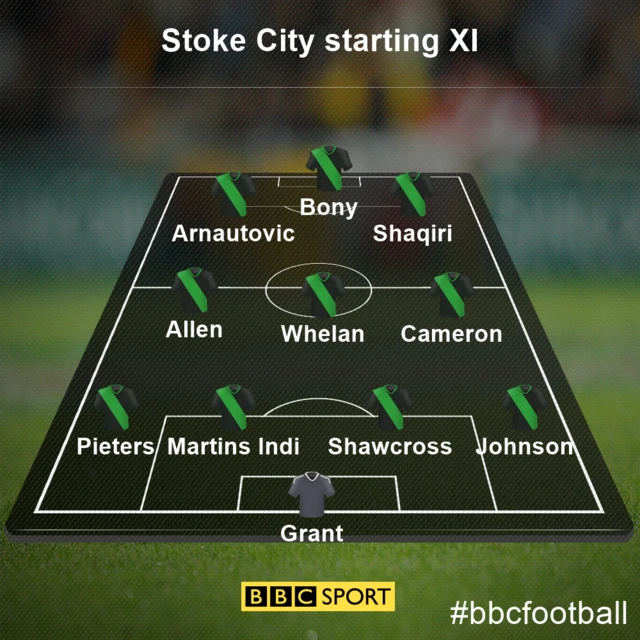 Stoke City team