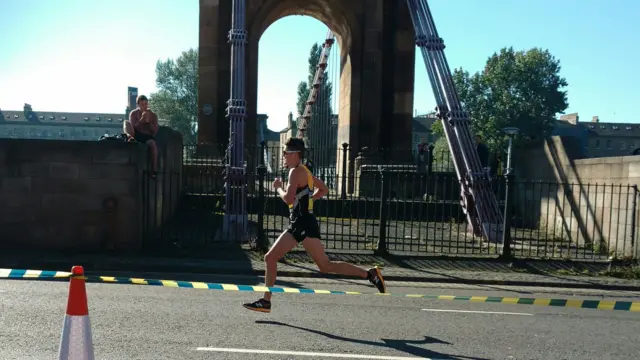 Callum Hawkins during the Great Scottish Run