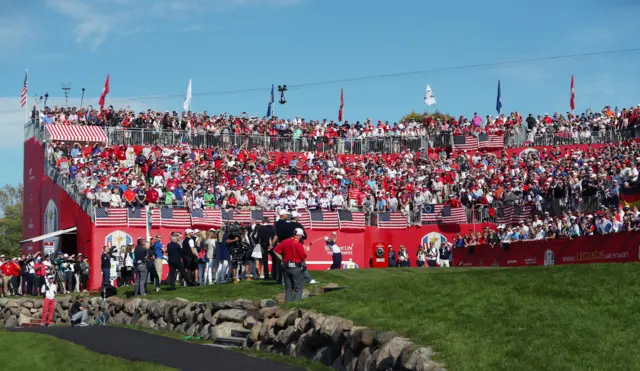 First tee of Hazeltine