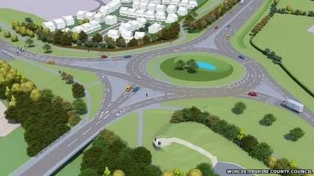 Picture of Southern Link Road work