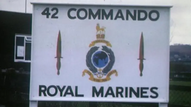 Sign outside barracks at Bickleigh, Devon