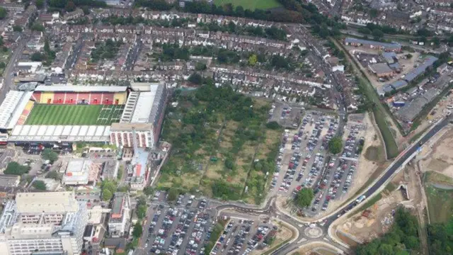 Watford allotments site