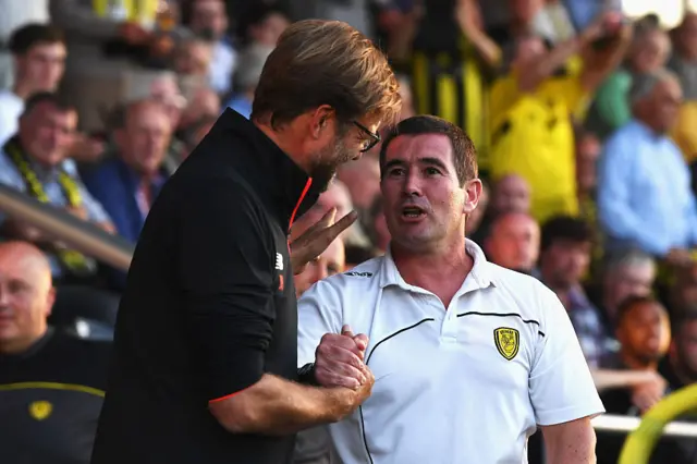 Burton's biggest home defeat since Nigel Clough returned was their 5-0 EFL Cup exit to Jurgen Klopp's Liverpool in August