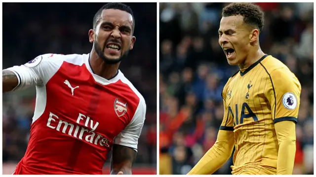 Theo Walcott and Dele Alli