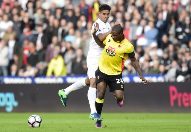 Odion Ighalo and Kyle Naughton