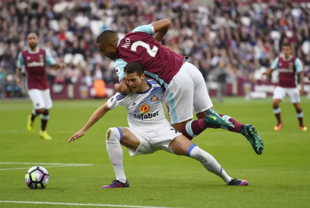 Winston Reid and Javier Manquillo