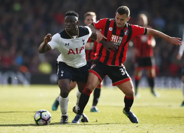 Victor Wanyama and Jack Wilshere