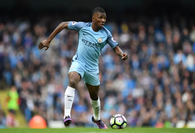 Kelechi Iheanacho of Manchester City