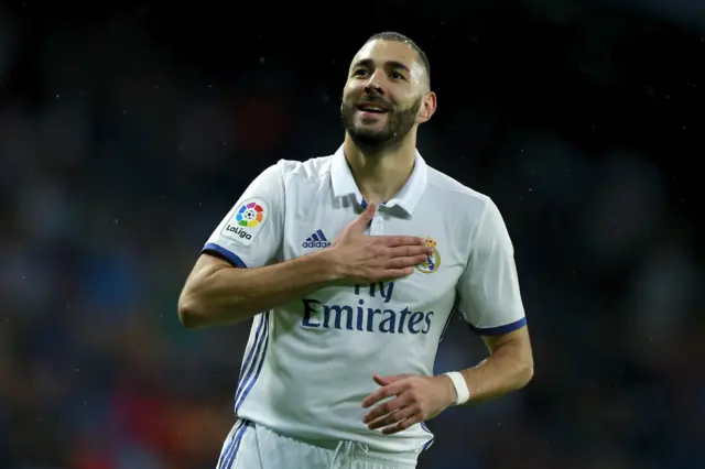 Real Madrid's Karim Benzema