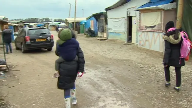 The "jungle" in Calais