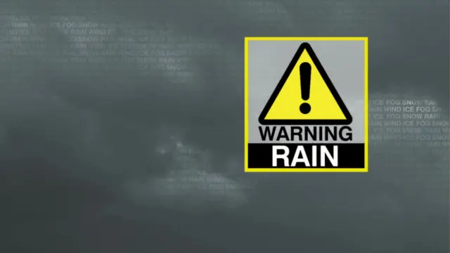 Rain warning