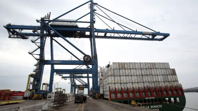 Crane at Tilbury Docks