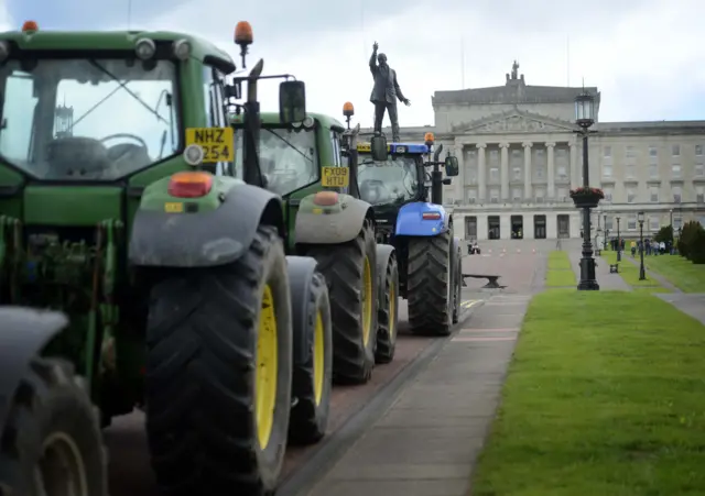 Tractors at Stormont