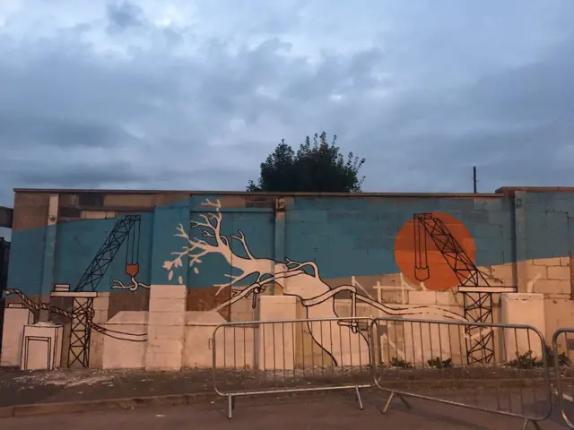 Mural in development