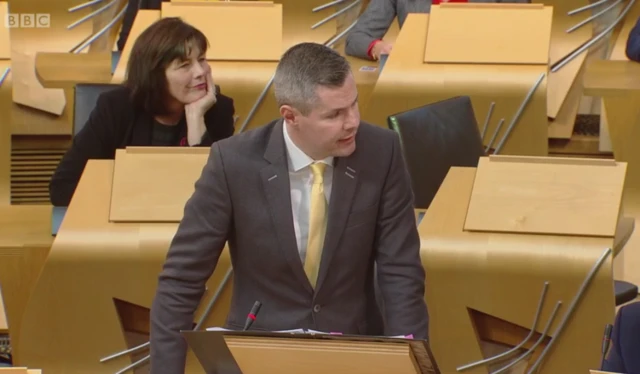 Finance Secretary Derek Mackay