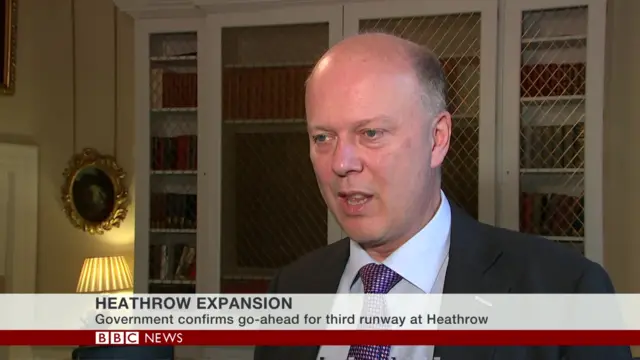 Chris Grayling, Transport Secretary