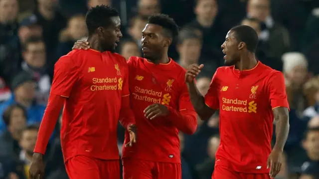 Daniel Sturridge celebrates