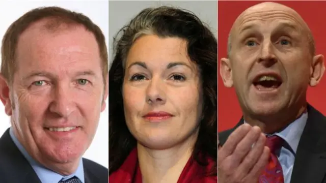 Sir Kevin Barron, Sarah Champion, John Healey