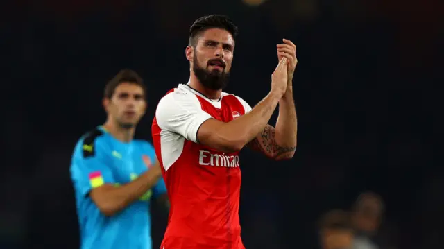 Olivier Giroud of Arsenal