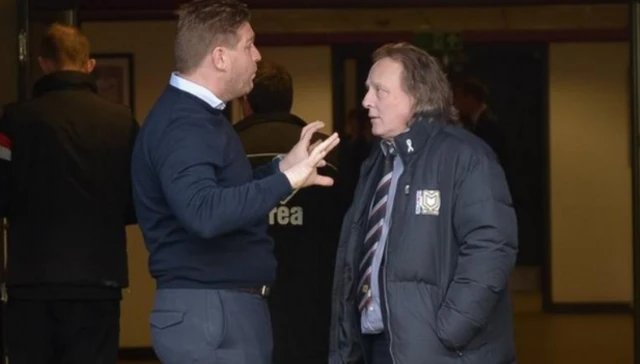 Karl Robinson and Pete Winkelman