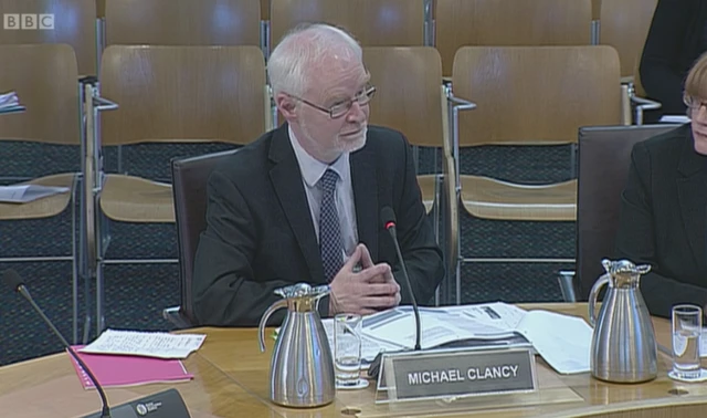 Michael Clancy from the Law Society of Scotland