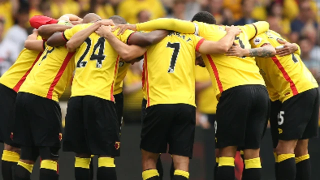 Watford players