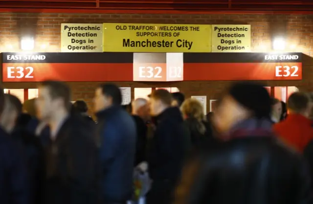 Old Trafford turnstiles