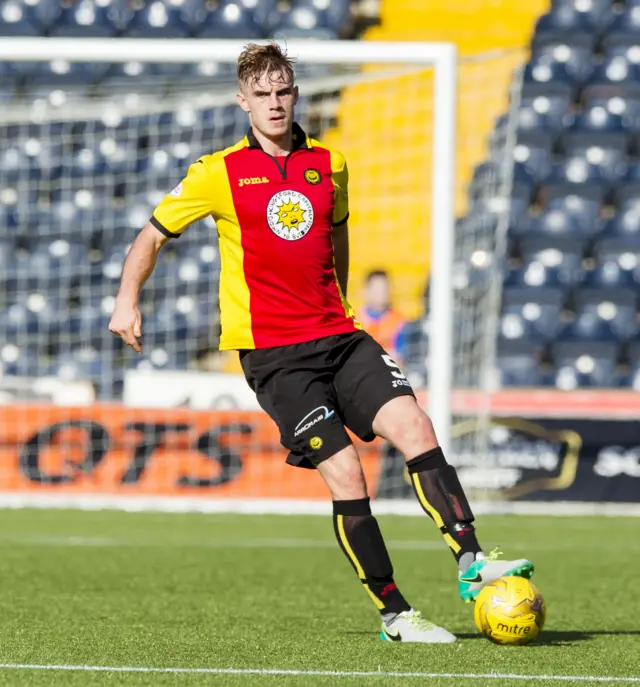 Partick Thistle defender Liam Lindsay