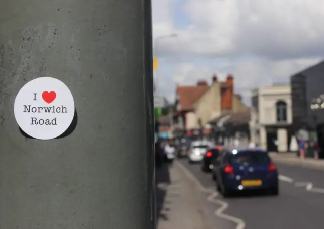 'I love Norwich Road'