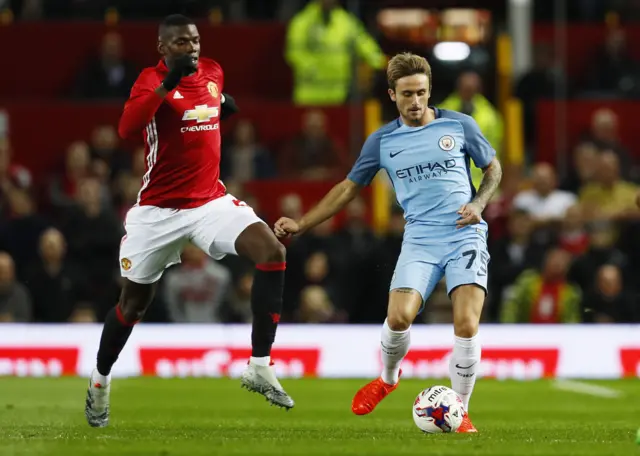 Paul Pogba and Aleix Garcia