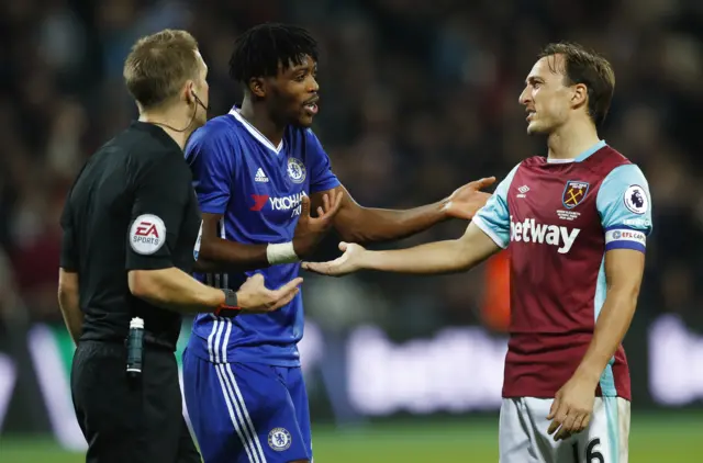 Nathaniel Chaloboah and Mark Noble