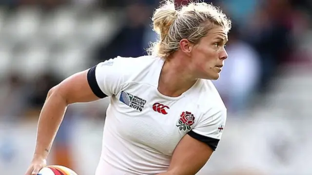 England international rugby player Rachel Burford