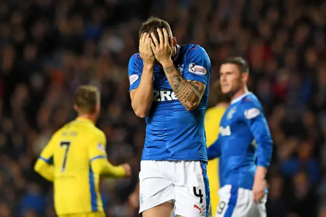 Rangers drew 1-1 at home to St Johnstone