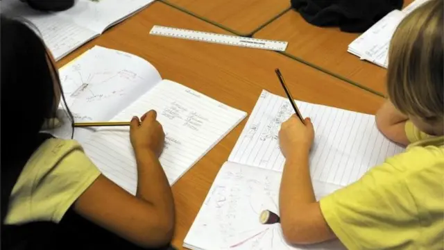 Children in a classroom