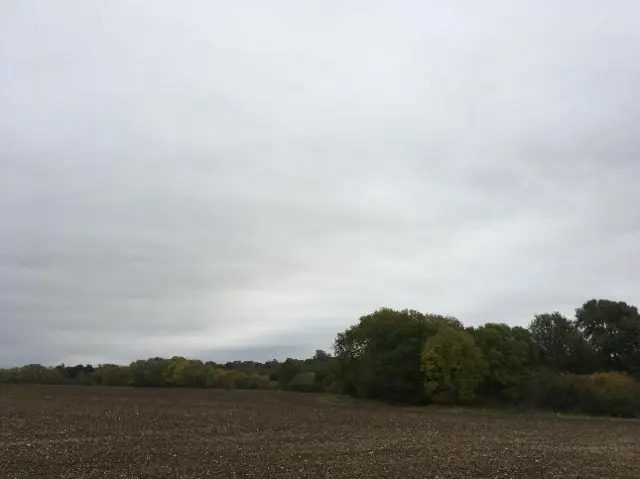 Photo of a field in Maidwell in Northamptonshire