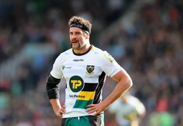 Calum Clark of Northampton Saints