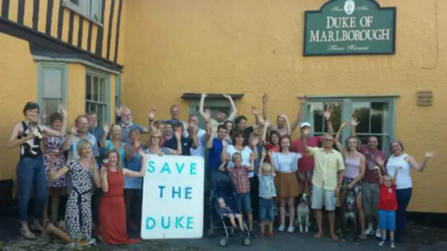 Save the Duke of Marlborough pub campaigners