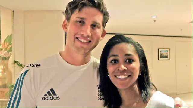 Zafar Ansari and Ebony Rainford-Brent