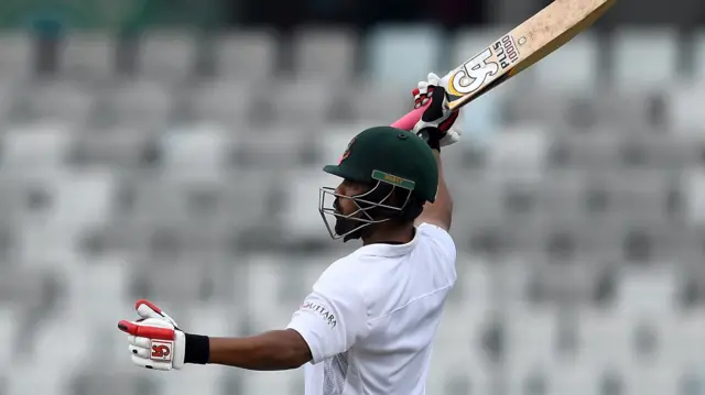 Tamim Iqbal celebrates his century