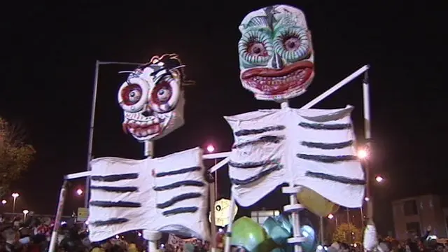 Derry skeletons from 2014 parade